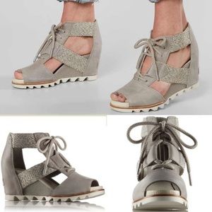 Sorel Joanie lace wedge sandal